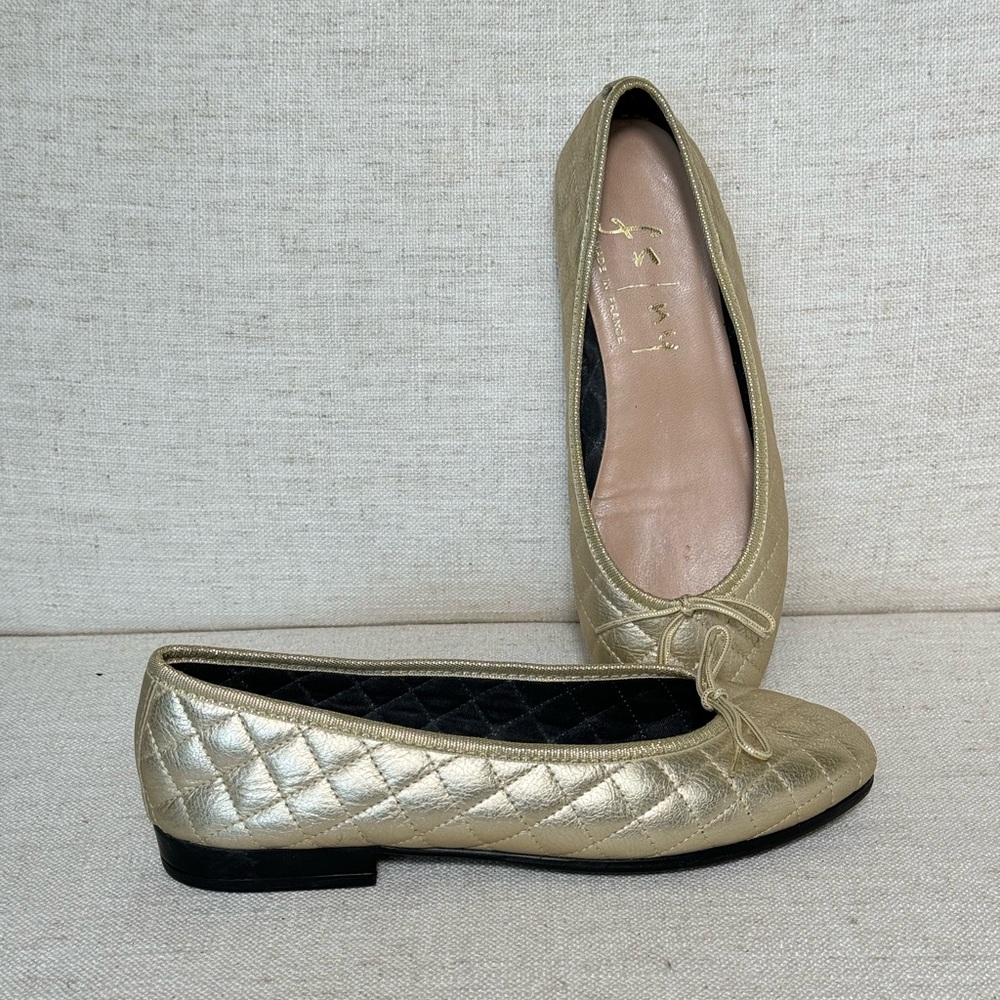 FS/NY French Sole New York ballet flats with bow details. Size 38 - Picture 6 of 7